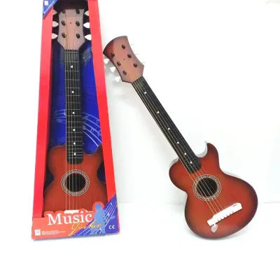 กีตาร์ ของเด็กเล่น ของเล่น สายลวด 6 สาย ลายไม้ ตรงปก พร้อมส่ง จากไทย 3707