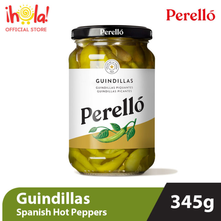Hola Store PERELLO Guindillas Pickled Spanish Hot Peppers 345g Gourmet
