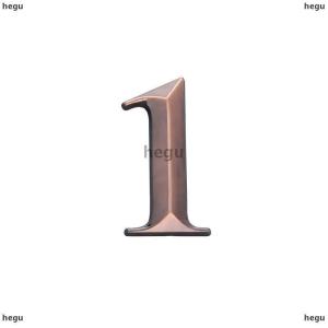 [COD] hegu ป้ายทะเบียนโลหะ ABS 2.7นิ้วบ้านตัวเลข7ซม. หัวดิจิตอลตัวอักษรสามมิติ