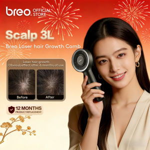 🔥Breo Magic Hair Growth Laser Massage Comb Scalp 3L Dredge the meridians Acupuncture Point Electric Massage Brush 按摩梳