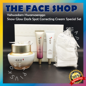 [THE FACE SHOP] Yehwadam Hwansaenggo Snow Glow Dark Spot Correcting Cream Special Set