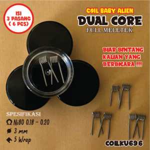 Full Meletek Baby Alien Coil 3 Pasang (6pcs)