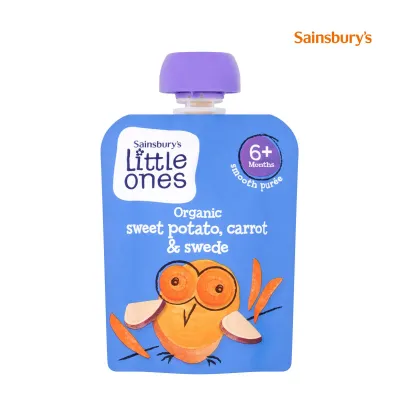 Sainsburys Little Ones Organic Sweet Potato Carrot & Swede