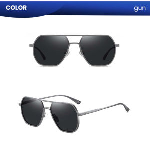 IOOI Eyewear - Kacamata Hitam Aviator Polarized Sunglasses UV Protection Pria/Wanita 8692 S