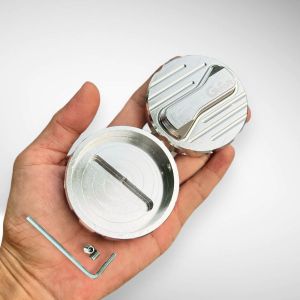 Chụp nắp xăng SH125 SH150 SH VIỆT SH Ý núm vặn Gcraft nhôm cnc dày 23mm màu anode tặng kèm lục giác lắp như zin