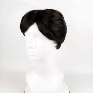 AliExpress Wig Mens Fluffy Short Hair Headgear European and American Foreign Trade Medium Bangs Short Hair Mechanism Chemical Fiber Wig