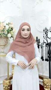 Desain Jilbab Modern: Jilbab Segi Empat Piramid