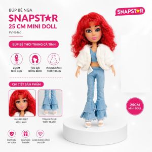 👧 {Xả Kho} Búp Bê Nga Snapstar 25cm Mini Doll Thời Trang Khớp Cử Động (Hàng Tồn Kho Bán Y Hình) PVN10042