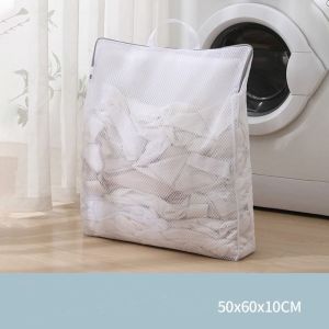 LIANG Reusable Laundry Wash Bag Zippered Polyester Laundry Hand Bag Durable Thickened Clothing Care Bag Washing Machine Clothing Care