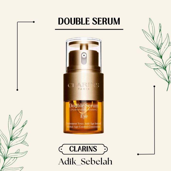 Clarins Double Serum Double Serum Eyehydrolipadic System Global Age 