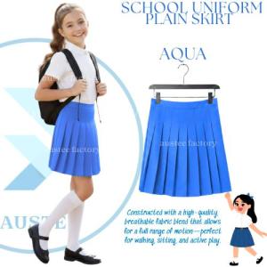 LAM Austee 2026 School Uniform Wash and Wear Skirt Plain Color All Seasons Material Comfortable