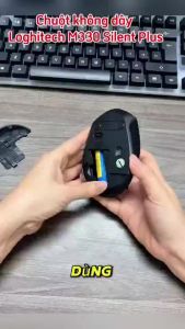(TOP Bán Chạy) Chuột không dây Logitech M330 OEM Silent Plus - Giảm ồn USB thuận tay phải PC/ Laptop T1