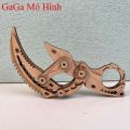 Mô Hình CSGO Karambit Butterfly Bằng Gỗ Lắp Ráp - GaGaMoHinh. 