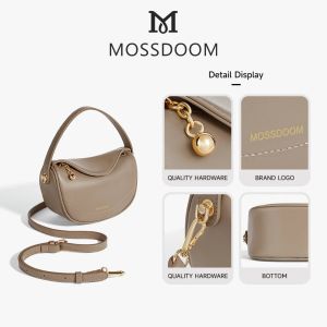 PROMO TAS MOSSDOOM  Wanita Eletta Bag Mode Retro Elegan Tas Selempang Kasual Sederhana