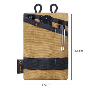 Huife Mini Storage Bag Multifunctional EDC Pouch Portable Tool Bag Foldable Credit Card Clip Wallet Hanging Waist Bag