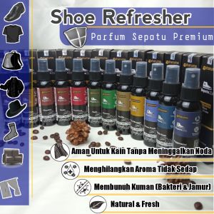 Parfum Sepatu Anti Bau - Pengharum Sepatu Tahan Lama - Parfum Helm - Pengharum sepatu - Zaharume Parfum Sepatu Helm Shoe Refresher Parfum Anti Bau Apek & Bakteri Premium Pengharum Sepatu