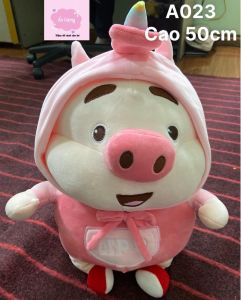 Chó poodle lông xù nhồi bông gấu bông mèo hoàng thượng cosplay thú heo bông tiktok heo mặc đầm dễ thương