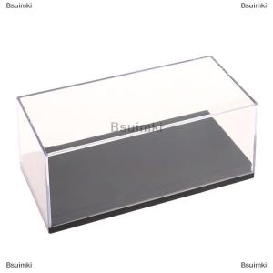 [COD] Bsuimki สามขนาด1:64กล่องใส่ของแบบใสสำหรับรถยนต์เคสใสสำหรับป้องกันฝุ่นอะคริลิกที่เก็บของแบบแข็ง