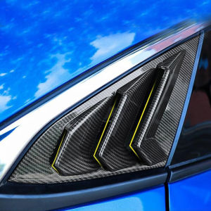 Car Quarter window Cover for HONDA civic 2006-2011 FD 2012-2015 FB Rear triangle Window Louver Caps
