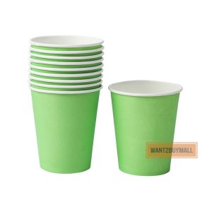 UMI 10pcs 250ml Birthday Kids Baby Party Event Party Decoration Disposable Paper Cup Tableware Cawan Kertas Minuman 纸杯