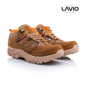 Sepatu Safety Pria Sefty Ujung Besi Anti Slip Sol Karet Lavio Geneva Premium Best Quality