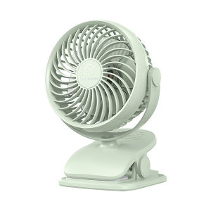 LIMOSTAR FA3 : 4000mAh Rechargable 4" Ultra Quiet Baby Stroller Click on Fan or Personal desk fan 360 degree rotation 4 speed control