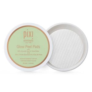 Pixi Beauty Glow Peel Pads Exfoliating Treatment Contains 20% Glycolic Acid Reveal Glowing Complexion 60 Pads
