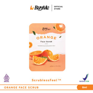 BuyMe Orange Face Scrub Scrub Orange Muka Badan 8 ml