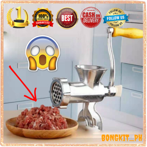 Kitchen Home Cast Iron Manual Meat Grinder Table Hand Mincer/ Portable Household Single Function Manual Meat Grinder/ Sausage Filling Machine Meat Grinder/ Aluminum Alloy Hand Operate Manual Meat Grinder Sausage Beef Mincer Hand Crank Meat Mincer