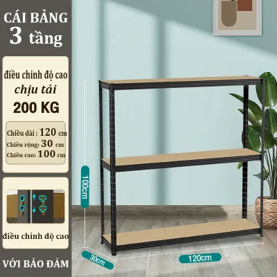 MIKI Kệ hàng thép Giá 3/4/5 lớp KỆ SẮT ĐA NĂNG Kệ hàng lắp ghép