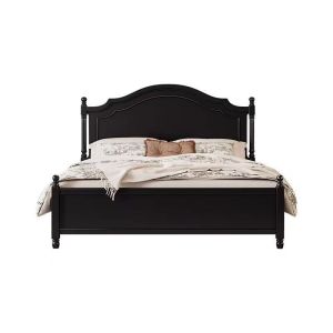 CraftedLiving SG-French Vintage Solid Wood Bed Modern Minimalist American Luxury Bed Master Bedroom King-Size Bed