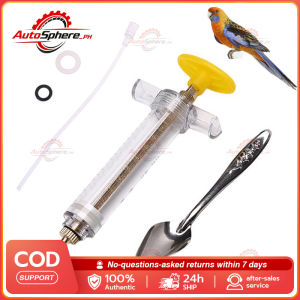 50/100ML Parrot Feeder Bird Feeder Baby Parrot Feeding Spoon Stainless Steel Handfeeding Injection for Young Birds