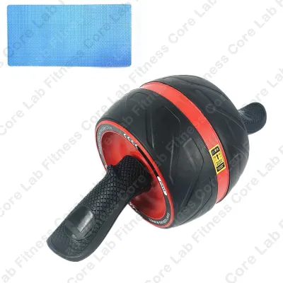 【CoreLab】Pengempis Perut Senaman Heavy Duty Double Triple Ab Abs Wheel Abdominal Wheel Roller (Free Knee Mat) Home Gym Equipment Exercise Belly Tools 14CM 16CM