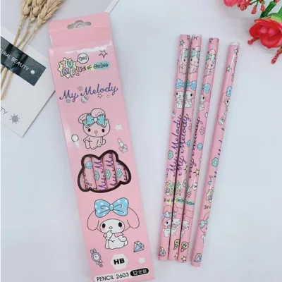 ดินสอไม้ HB แพ๊ค กล่อง 12 แท่ง ซื้อดินสอแถมปากกา เจล กดส่งฟรี ก่อนสั่งซื้อ
