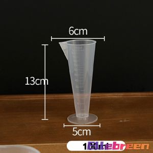 Clear Plastic Measuring Cup Pitcher Liquid Measure Jug Cup Container 100ml 250ml
