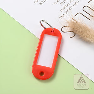 COMBO 5 Móc Khóa Thẻ Nhựa Mềm PE Có Nhãn Ghi Chú Phân Loại ( Key Tag )