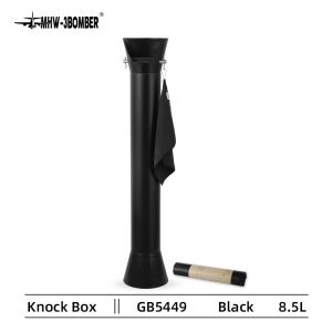 ZUZU COFFEE MHW-3bomber 3feet Commercial Knock Box Stand Knock Box for Coffee Puck Slag Coffee Box