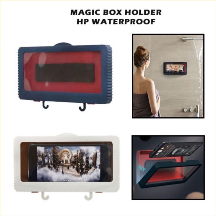 Case Box Hp Anti Air Kotak Holder Hp Kamar Mandi Waterproof