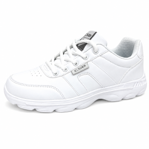 *SG Seller* CB09 Lightweight Laces School Shoes White Black Student Primary Secondary Lace Up Sport Shoes