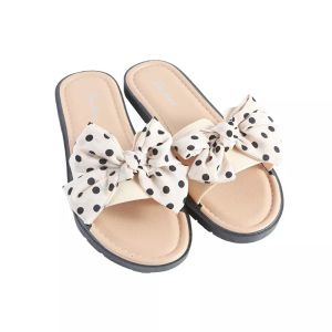 Sandal Wanita Pita Polkadot SP16 Sandal Slop Cute Korea Import Real Pict