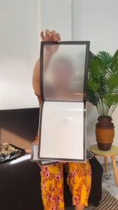 Magnetic Photo Frame for Wall Reusable Self-adhesive A4 Timetable Certificate Decor 12/18/24PCS