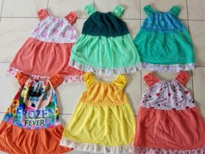 Daster anak II Daster anak perempuan daster 1th ||daster 2 th ||daster 3 tahun dress harian anak