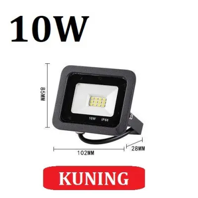 YOUPLUS lampu led sorot 10 WATT PUTIH KUNING floodlight / LED KAP SOROT