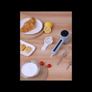 AE Wireless electric egg beater for home use handheld cream and egg white mixer for baking cakes egg mixer