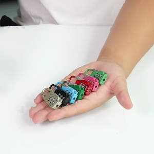 Mini 3 số chữ số mật khẩu khóa mã số kết hợp nhỏ ổ khóa bảo mật khóa có thể đặt lại để cặp đi học Vali