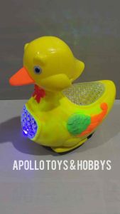 MAINAN ANAK BEBEK BATERAI / SINGING DUCK LAMPU DAN MUSIK