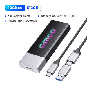 ORICO 1000 MB/giây di động SSD thiết kế cho trò chơi người đam mê di động SSD 512GB/1TB/2TB usb3.2 Gen2 C để C/A Cáp dữ liệu