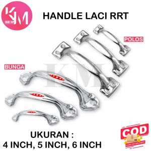 TARIKAN LACI RRT Polos dan Bunga Handle Pintu Lemari Handle Tarikan Pintu Handle Laci TARIKAN PINTU MURAH ISI 1 PCS