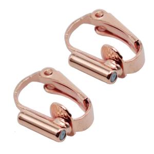 2 miếng Clip-on Kẹp Bông tai chuyển đổi thành phần phát hiện cho tai không xỏ làm đồ trang sức hồng vàng vàng bạc