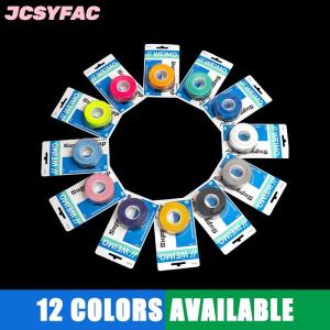 JCSYFAC 3 cái gói Cầu Lông Tay Cao Su Bọc Xung Quanh Xử Lý Với Chống-Trượt Sweatband Grip Xử Lý Da Cầu Lông Tay Cao Su